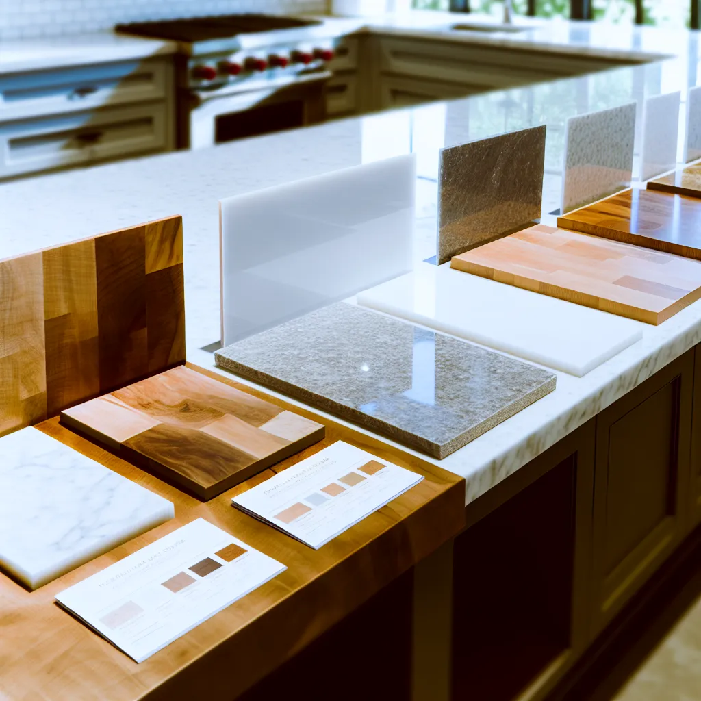 Countertop materials and care