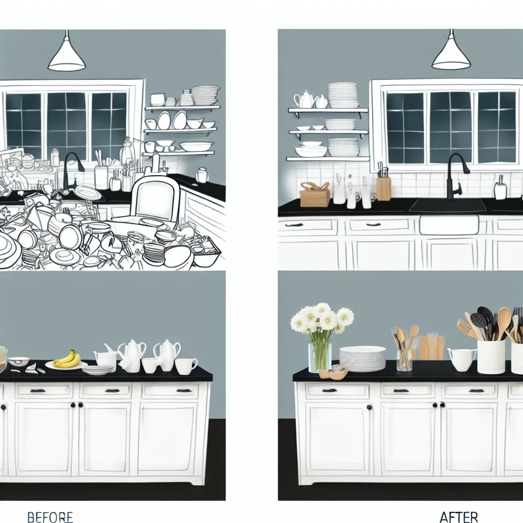 Before and after organization